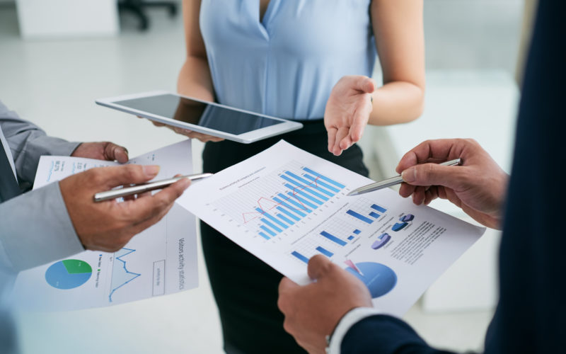 Executives Evaluating ROI Results
